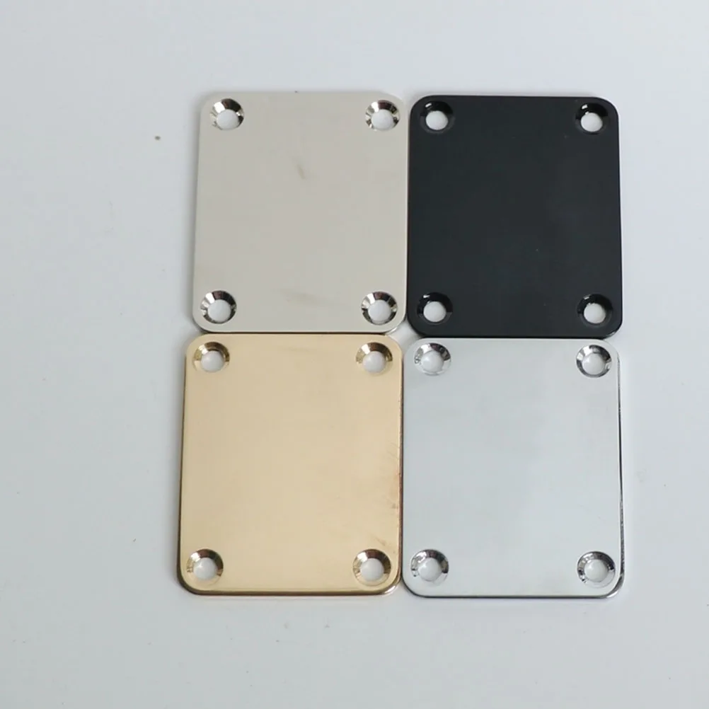 

3pcs Neck Bass Neck Strength Connecting Board Joint Plate For Electric Guitar Bass With Screws Silver Durable Metal Design