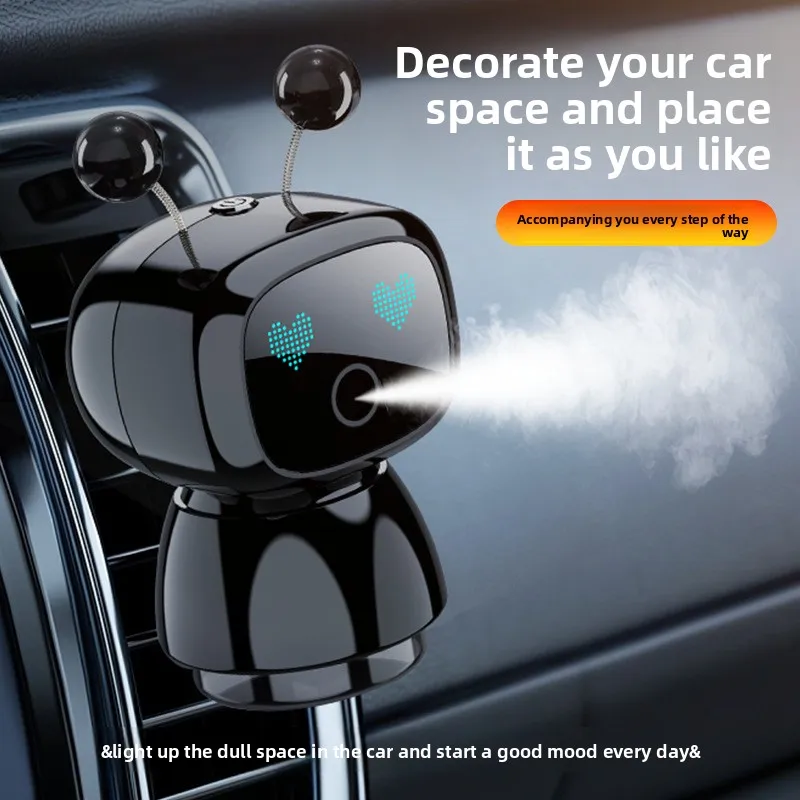 HUIBAOGE Smart Car Perfume Aromatherapy Device for High-End Car Air Vents, Fragrance Diffuser Spray for Odor Removal