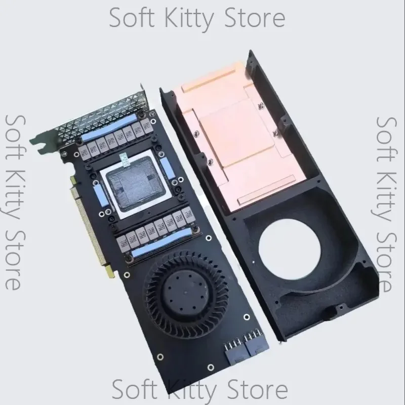 V100 SXM2 32g 16g Copper Cooling Turbofan To PCIE Adapter Card To PCIE Adapter Board Pure