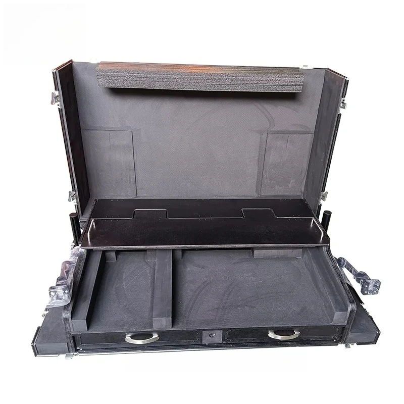 MA3 Command Wing and Fader Wing 2IN1 Flight Case with Laptop Racks Customizable OEM Support