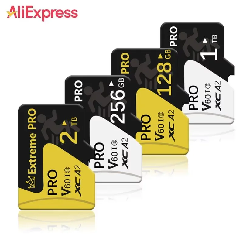 NEW Class10 High Speed 1TB Micro TF Sd Card 2TB SD Cards High Capacity Memory Card For Camera Smartphone With Adapter