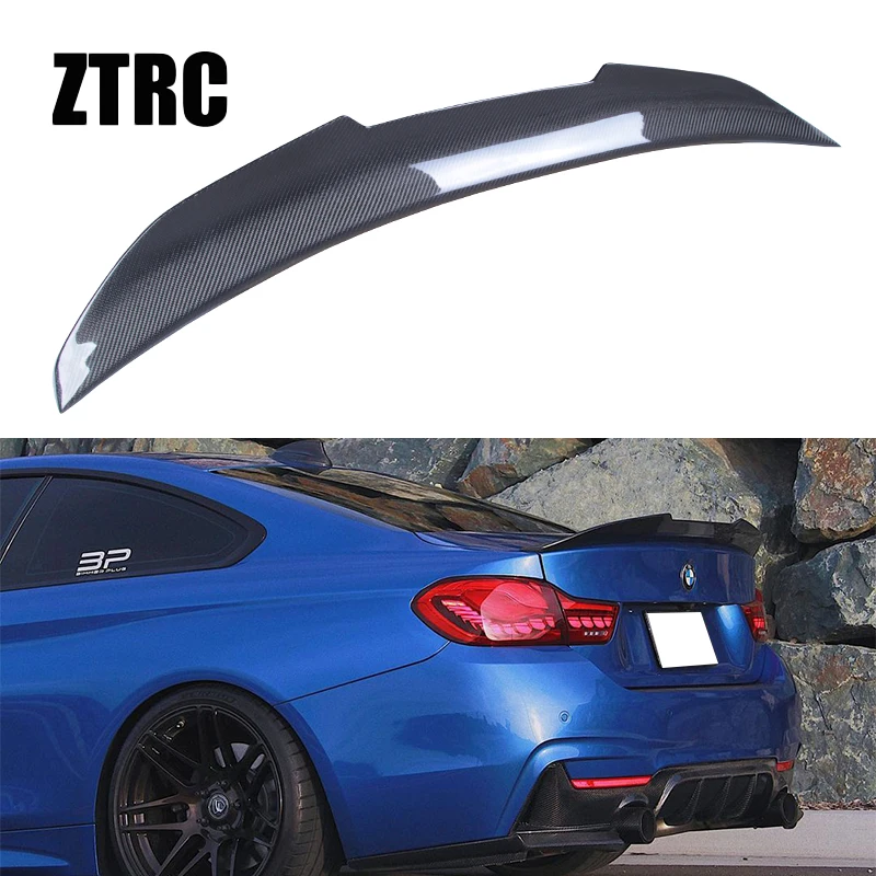 

For BMW 4 Series F32 Coupe PSM Style Carbon fiber Rear Spoiler Trunk wing 2013-2019 430i 435i 440i