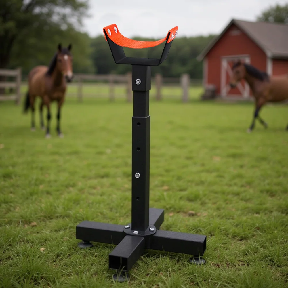 حامل Farrier قابل للتعديل، حامل حافر معدني، حامل حافر الحصان Farrier لأدوات تشذيب حافر الحصان