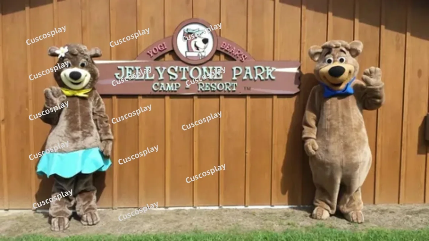 

Christmas Yogi Bear Mascot Costume Custom Fancy Costume Anime Cosplay Kits Mascotte Cartoon Theme Fancy Dress Christmas Carn
