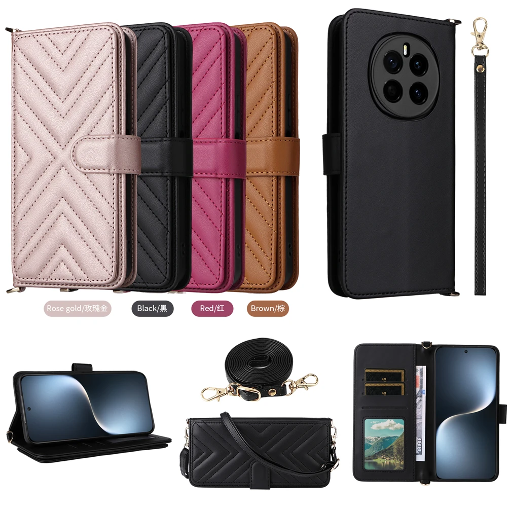 

Funda Phone Case FOR Infinix Note 50 Pro 5G Leather Case Cases Plain Flip Fashion Vintage Phone Back Cover