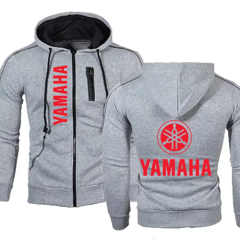 

Mens yamaha hoodie Yamaha Logo Print Motorcycle Jacket Pullover Hooded Sweatshirt Biker Jacket Yamaha Racing Jacket Zipper Hoody