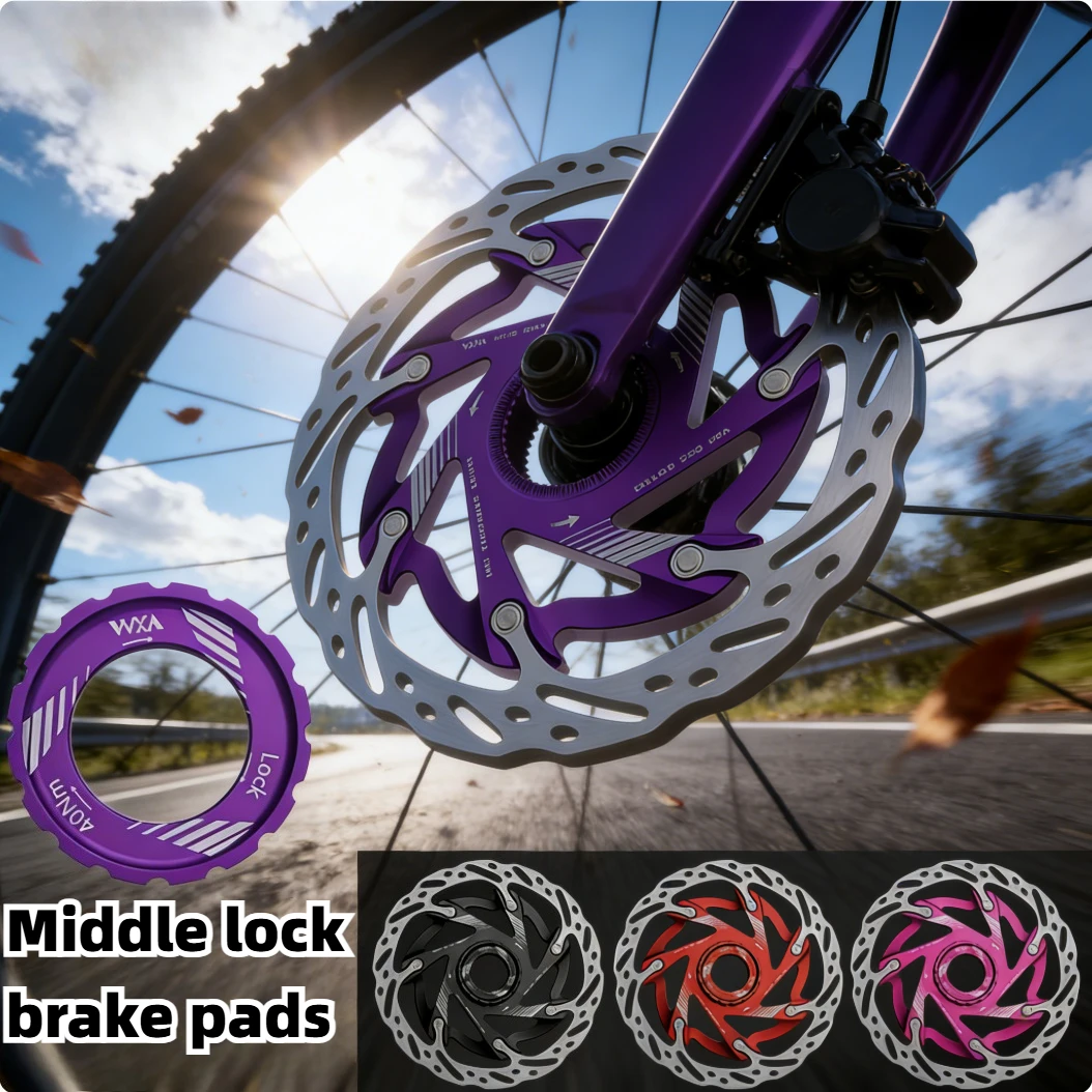 

НОВЫЙ Дисковый тормозной ротор Center Lock для MTB и шоссейных велосипедов, 140/160 мм, из легкого алюминиевого сплава с ЧПУ, запасные части для велосипедных тормозных дисков