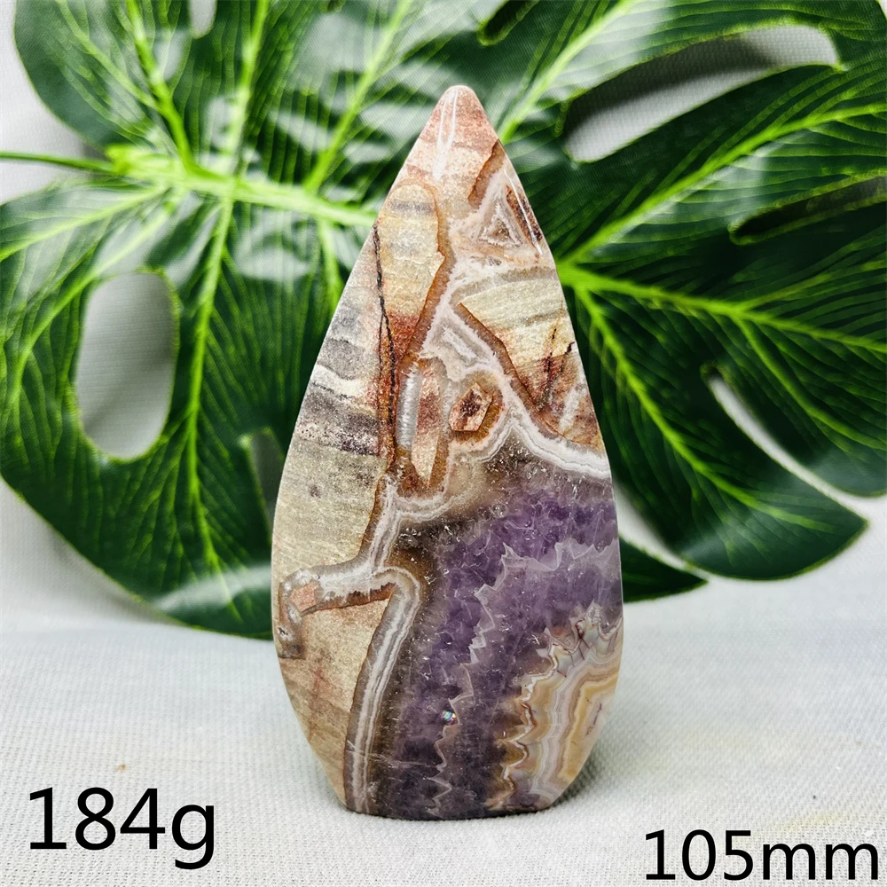 Natural Gemstone Amethyst Agate Free-form Tower Original Mineral Specimen Home Room Decoration Witchcraft altar Prayer Spiritual
