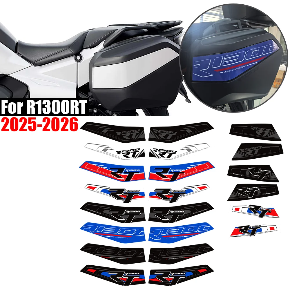 For R1300RT R1300 RT 2025 2026 Motorcycle Side Top Trunk Luggage Panniers Cases Stickers moto Box Decals
