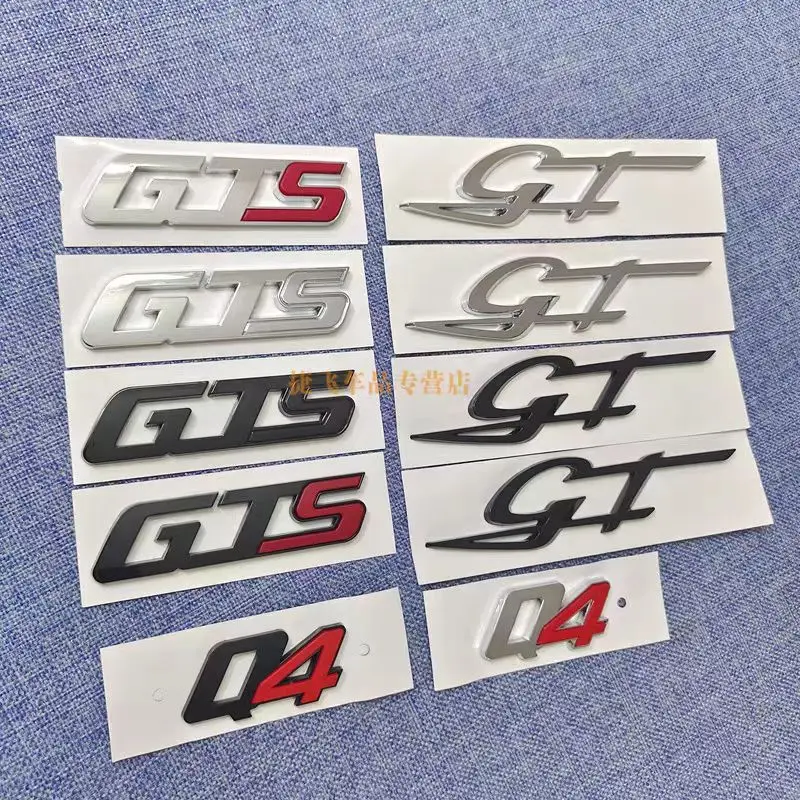 

3D ABS Car Trunk Logo Letters Badge Emblem Styling Decals Sticker For Maserati Ghibli Quattroporte Levante Q4 SQ4 GTS Gransport