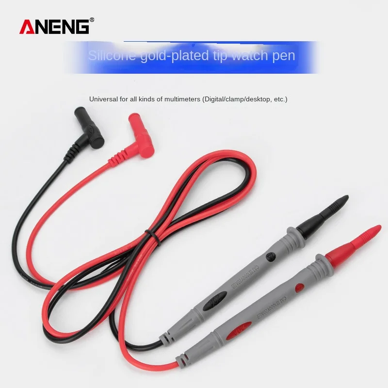 ANENG  PT1031 Silicone Test Lead Wire, Fine Tip 1000V 20A Gold-plated Copper Needle Test Lead Multimeter Test Lead