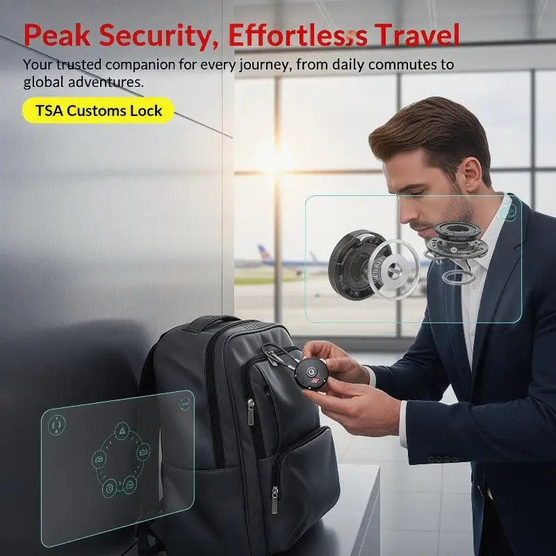 3 Digit TSA Lock for Luggage Travel Smart and Safe Ideal for International Adventures