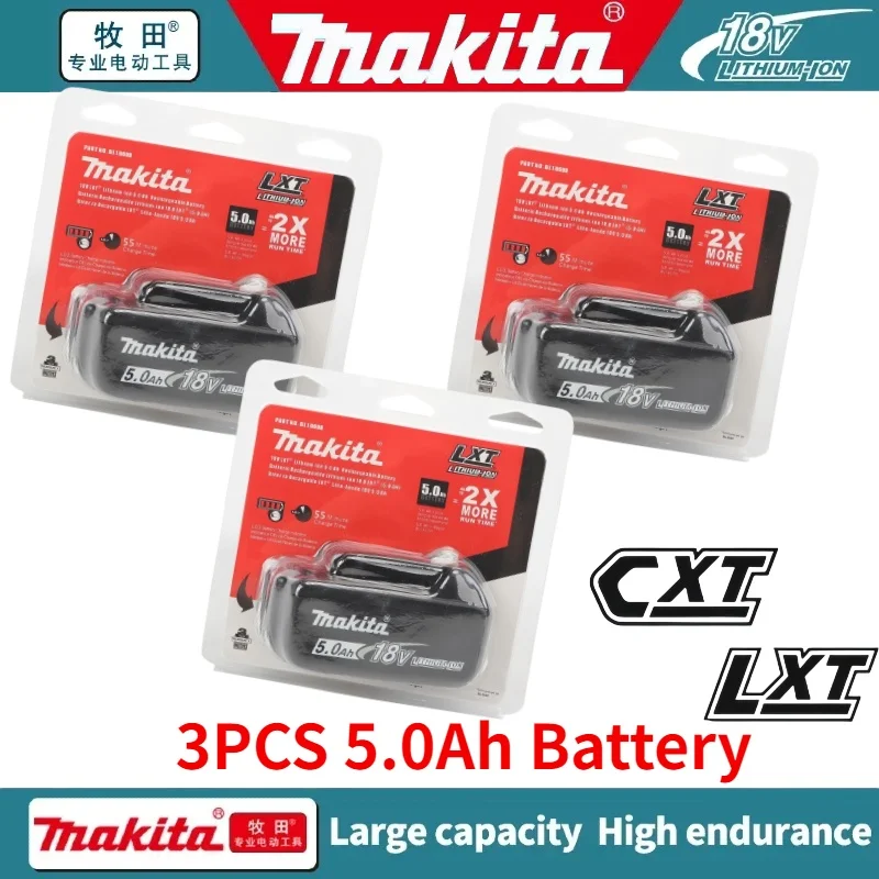 

100% originalMakita 18v 6.0Ah battery BL1850b BL1850 BL1860 BL1860⚡BL1830 BL1815 bl1840 LXT400 BL1860 for makita tools