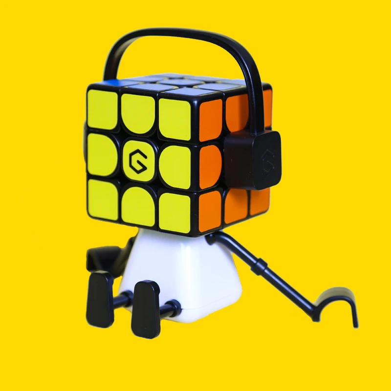 Cool Magic Cube Stand Speed Magic Speed Cube Plastic Cube Base Holder Educational Learning Toys WIth Mobile Phone Holder