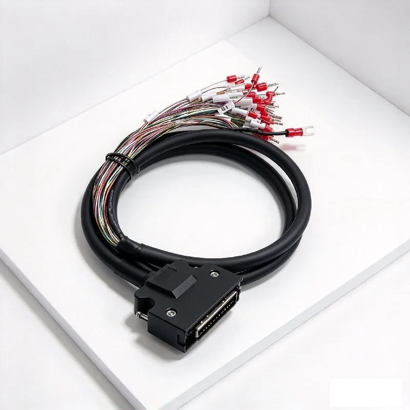 Brand-new Panasonic A5/A6 Servo Drive, 50-Pin X4 Interface IO Signal Control Cable, CN1 Connector Compatible with Mitsubishi & D