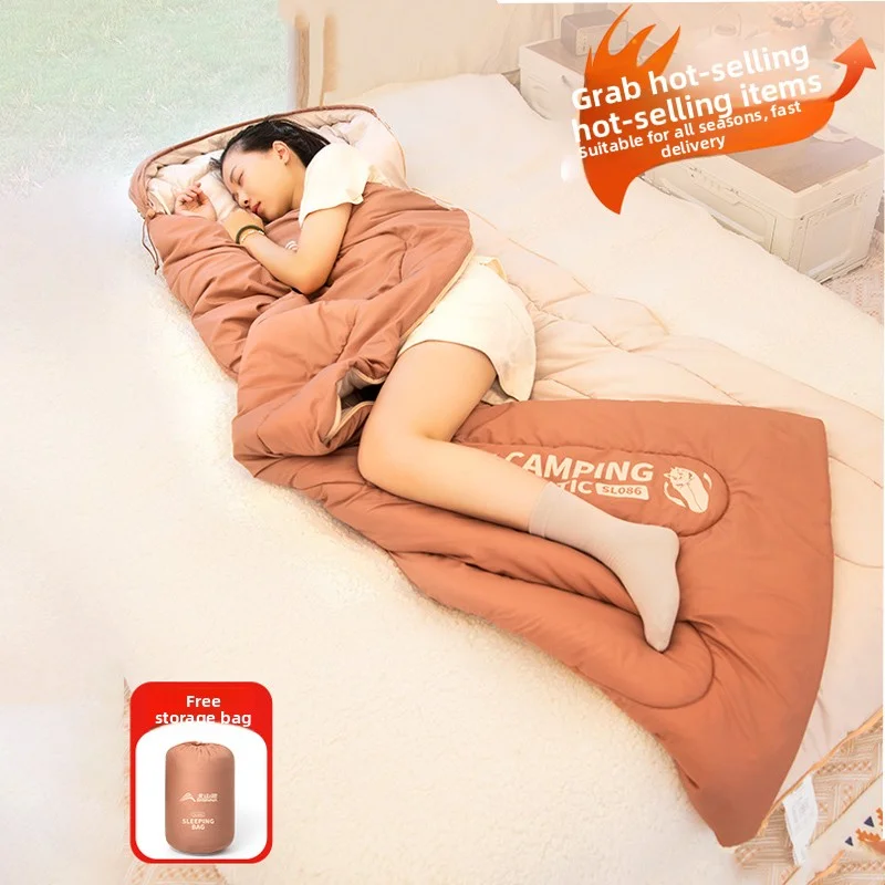 

Large Camping Sleeping Bag Lightweight 3 Season Loose Widen Bag Long Size for Adult Rest Hiking Fishing