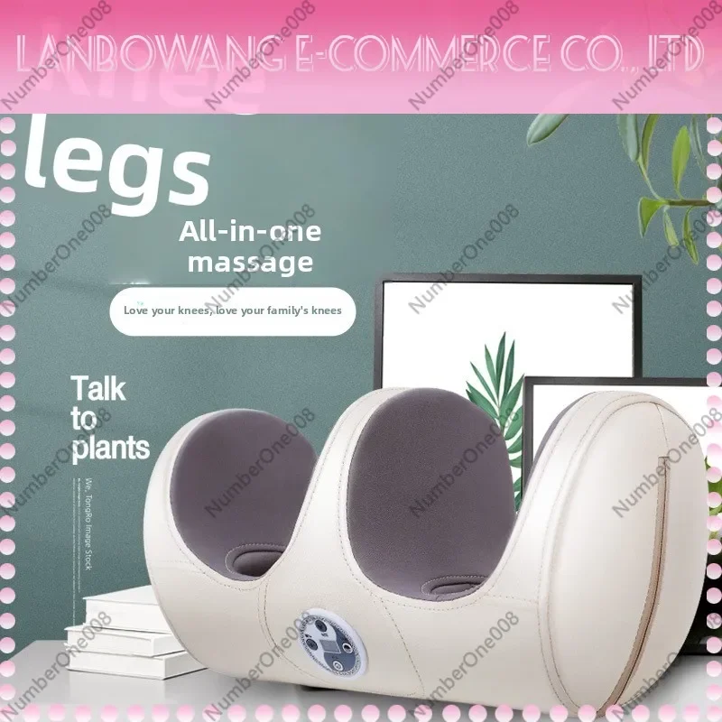 Knee Massager with Air Compression Heat Therapy， Heated Knee Brace for Joint Support， Upper and Lower Leg Massage Device