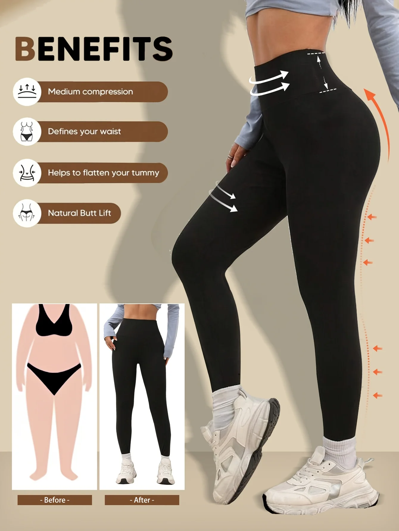 Women Spring Thin Sports Leggings High Waist Tight Nine Minute Pants Slim Fit Trousers Suitable For Yoga Fitness And Daily Wear