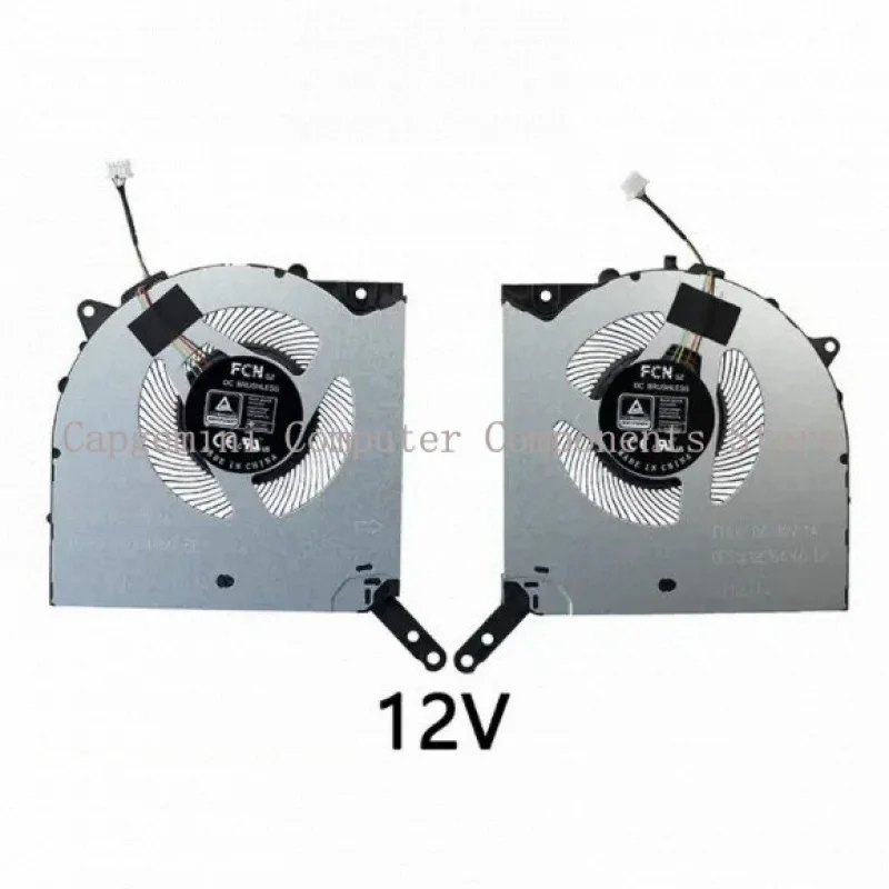 New for Lenovo Legion 5 15ARH7 15ARH7H 15IAH7 15IAH7H CPU GPU Cooling Fans 12V