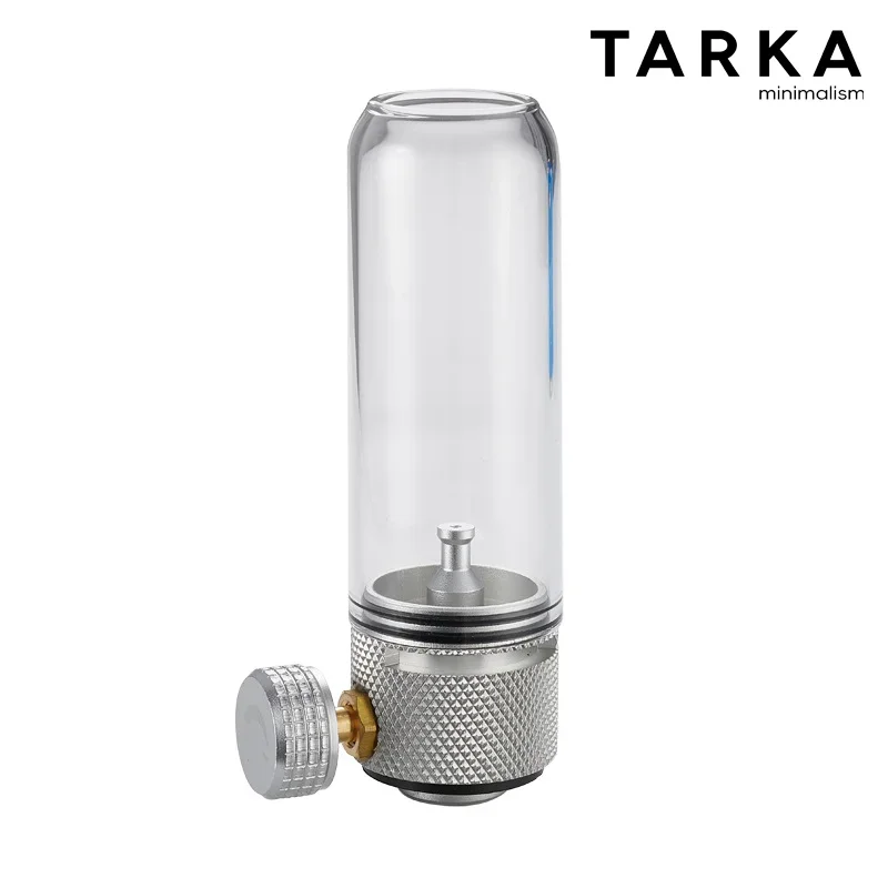 Candlestick-Style Metal Gas Lantern Coreless Vapor Lamp for Ambient Camping Tent Lighting Canopy Outdoor Portable Light view 2