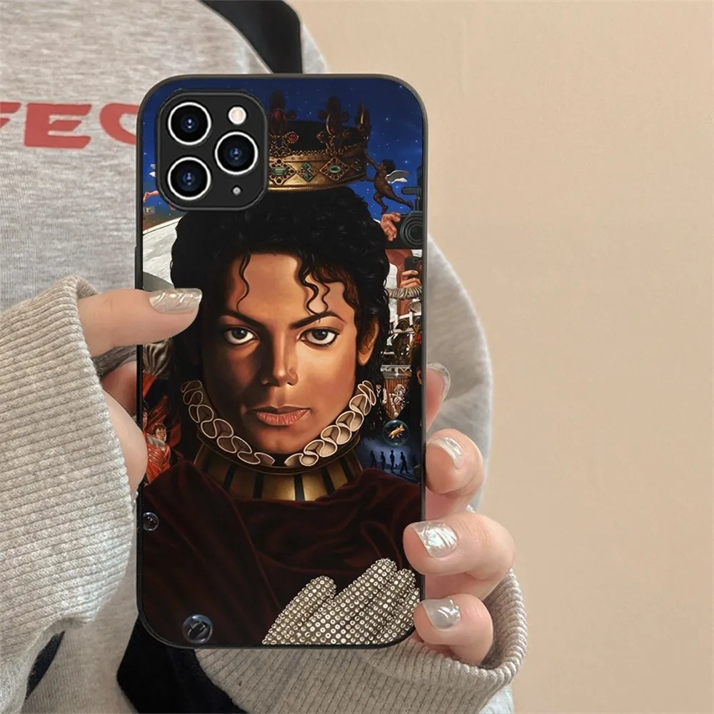 M-Michael Jackson Legendary Singer Phone Case For Iphone 15 11 13 14 Pro Max 7 8 Plus X Xr Xs Max Se2020 12mini Cover Case