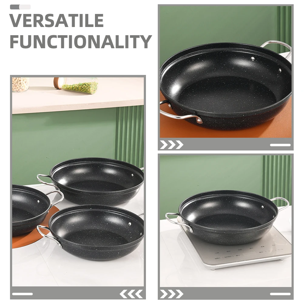 

Maifan Stone Large Cooking Pots Stainless Steel Wok Round Bottom Hot Pot Soup Stock Pot Kitchen Barware Uniform Heat Practical