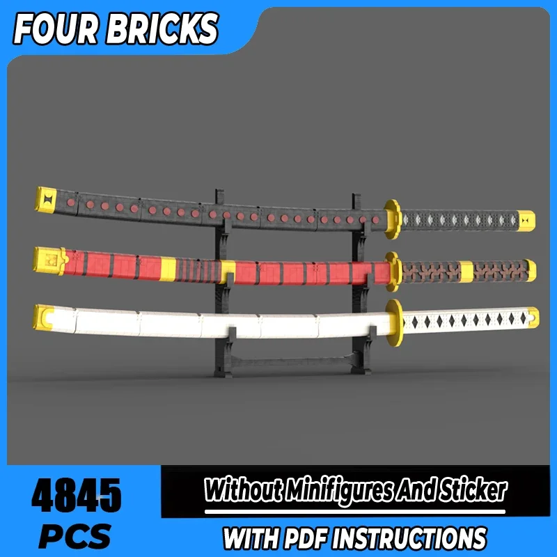 

Moc Building Blocks Knife of the green algae head Technology Modular Bricks Model Gifts Christmas Toys DIY Sets Assembly