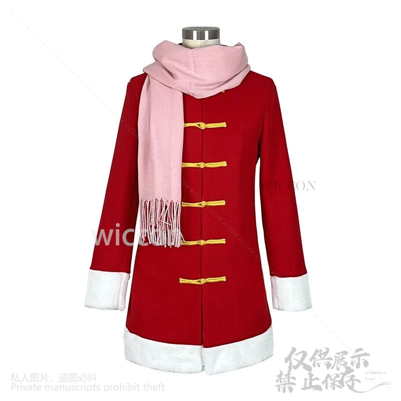 Anime Kintama Kag ien Cosplay Winter Kostuum Mantel Hanfu Sjaal Uniform Jurk Pruiken Rekwisieten Voor Halloween Kerst Meisjes Aangepast