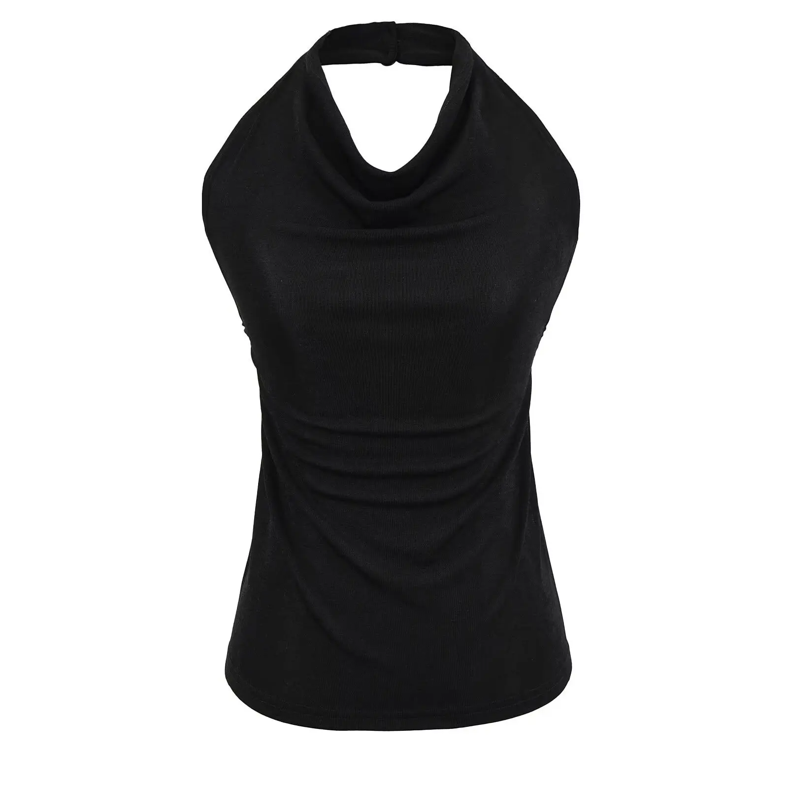 Street Sle Pure Desire Or Sve Bal haut court femme coupe ajustée suspendu Ne sangle gilet été Faion vêtements d'extérieur