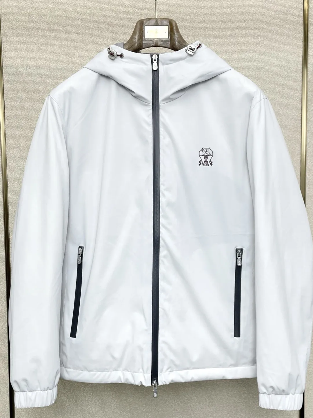 

Классическая теплая мужская повседневная хлопчатобумажная ткань Du down Jaet со стойкой и застежкой-молнией на шляпе, верхняя одежда с подогревом тела