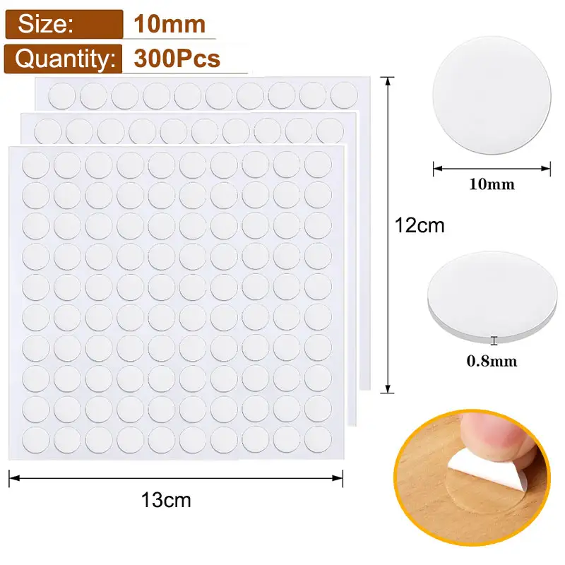 15-500Pcs Nano Double Sided Dot Stickers Removable Adhesive Round Putty Clear Sticky Tack No Trace Putty Waterproof DIY Sticker - Image 27