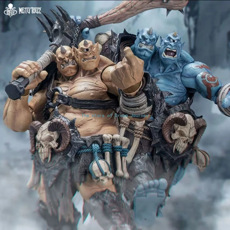 

В наличии Adventurer World Skullcrusher Orgrus Ogre Warrior Flesh Blue Фигурка для мальчика в подарок