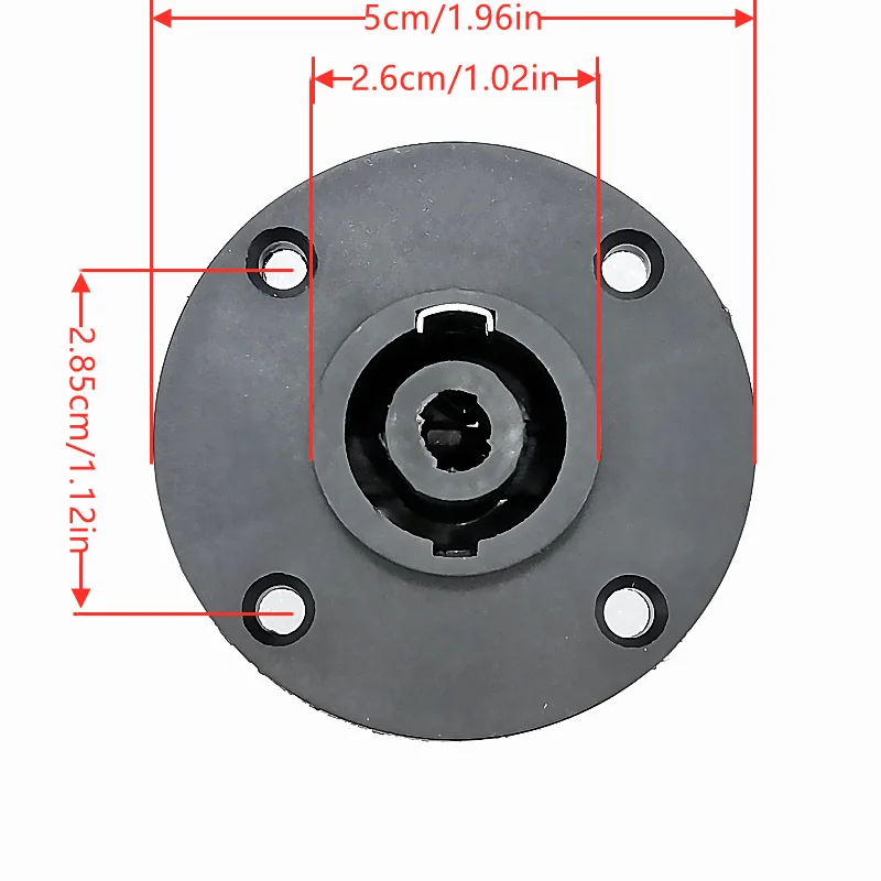MW Audio 16 Stück 4-Kern-Lautsprecheranschluss, professioneller 4-poliger Speakon-Kabelstecker für Leistungsverstärker – Detail 4