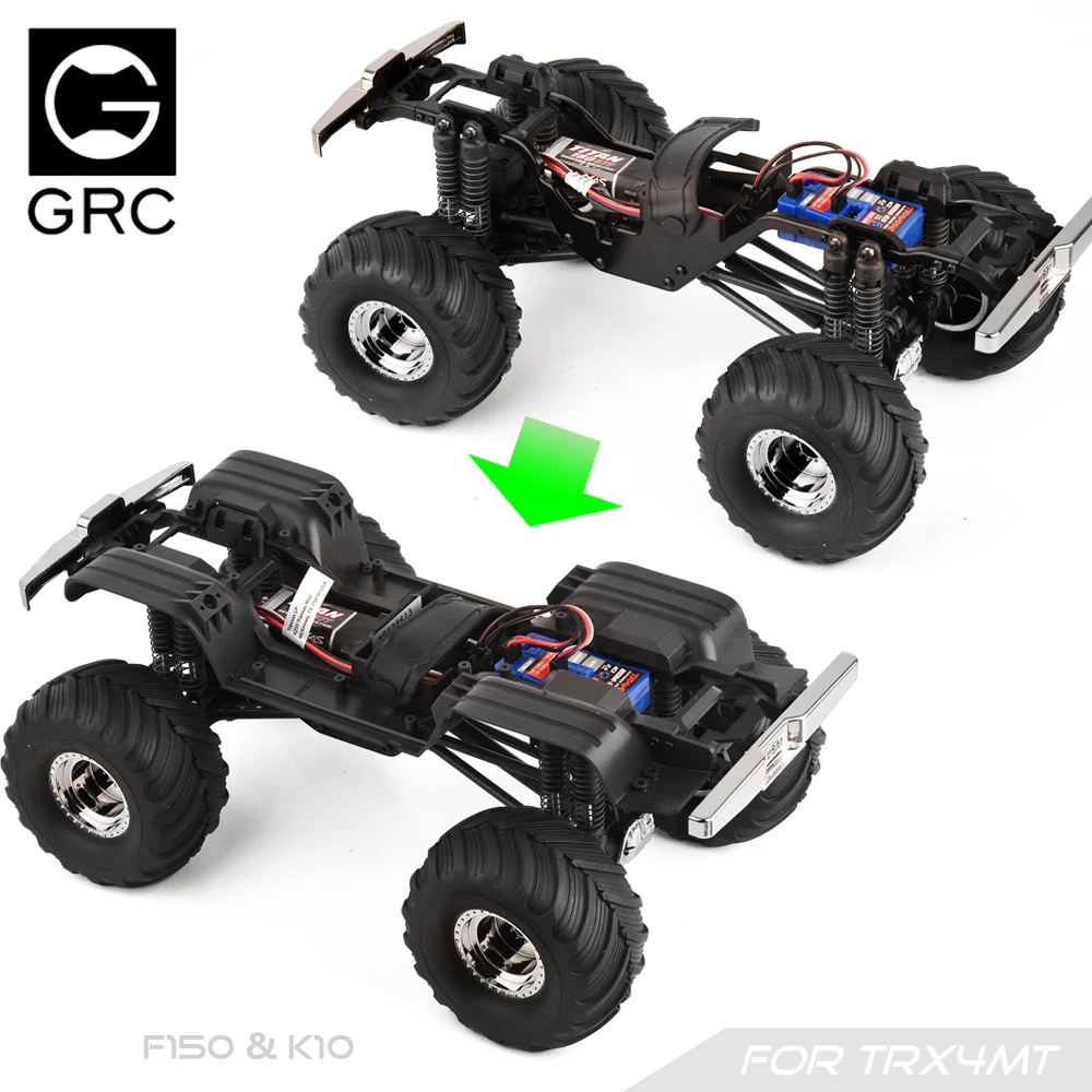 GRC TRX4MT Inner Fenders 3D Printed for TRX4-MT F-150 F150 Chevrolet K10 Bigfoot Option Parts Upgrade #G186QP