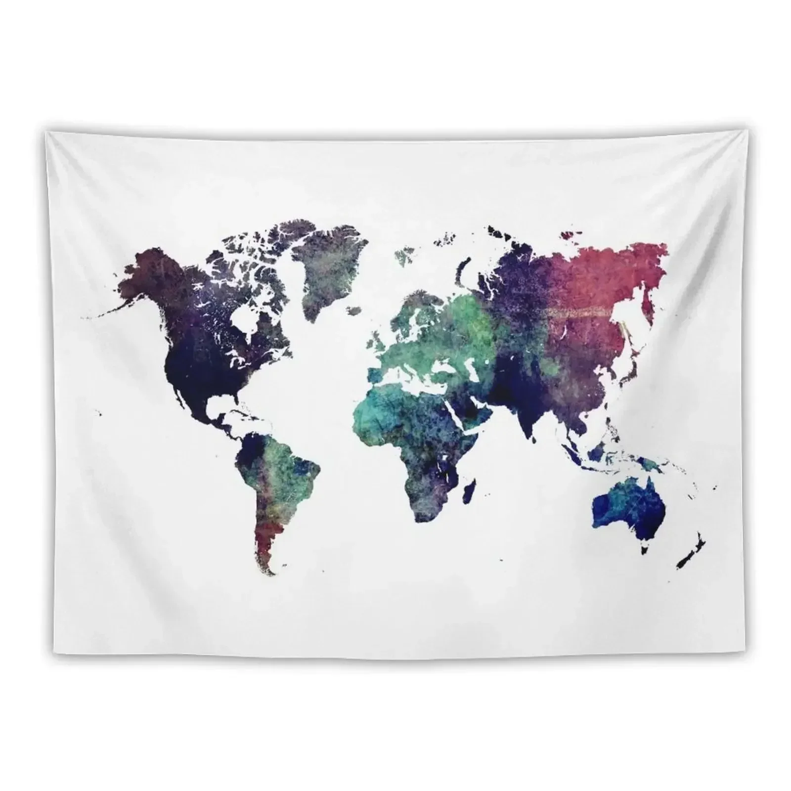 Map world art after Ice age #map #worldmap Tapestry Wall Mural Bedroom Decor Aesthetic Tapestry