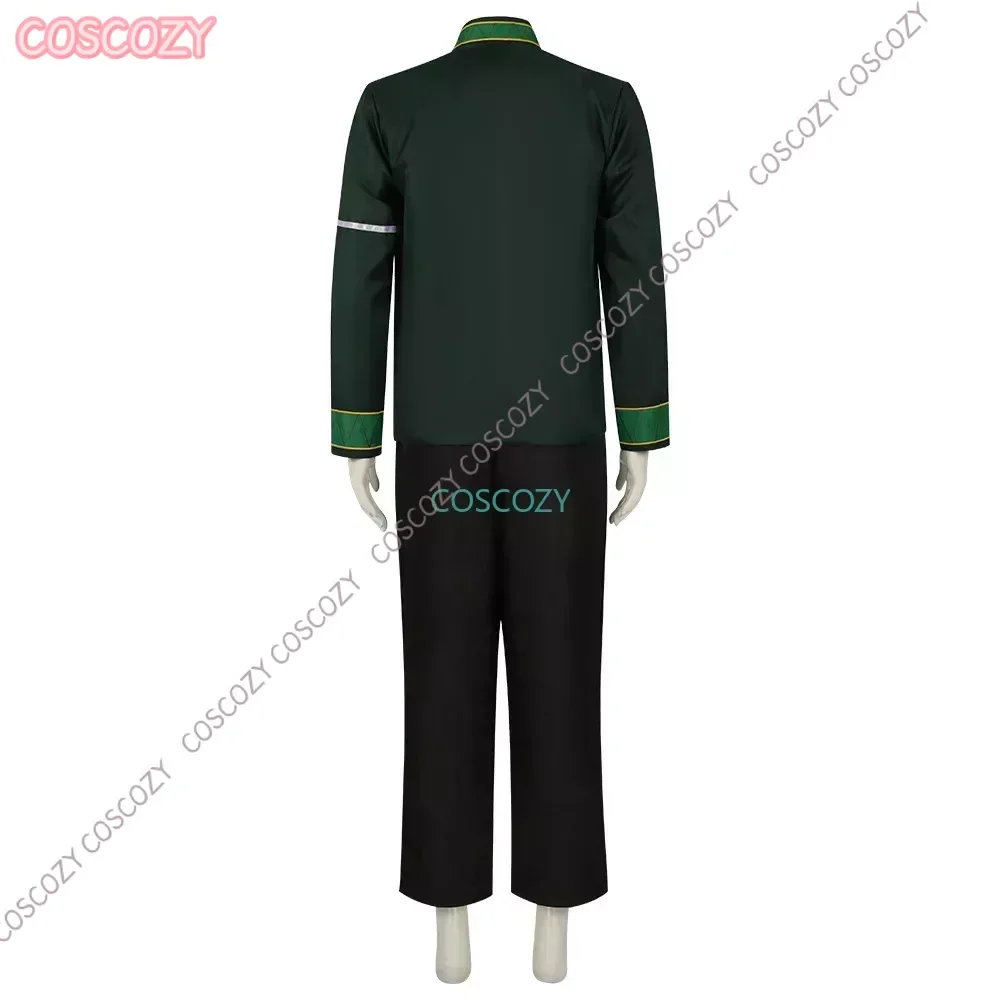 Costume de Cosplay Hayato Suou pour Homme, Perruque, Boucles d'Oreilles, Anime, Coupe-Vent, Uniforme de Lycée, Tenues de ixImbibées de Cheveux, Nouvelle Collection