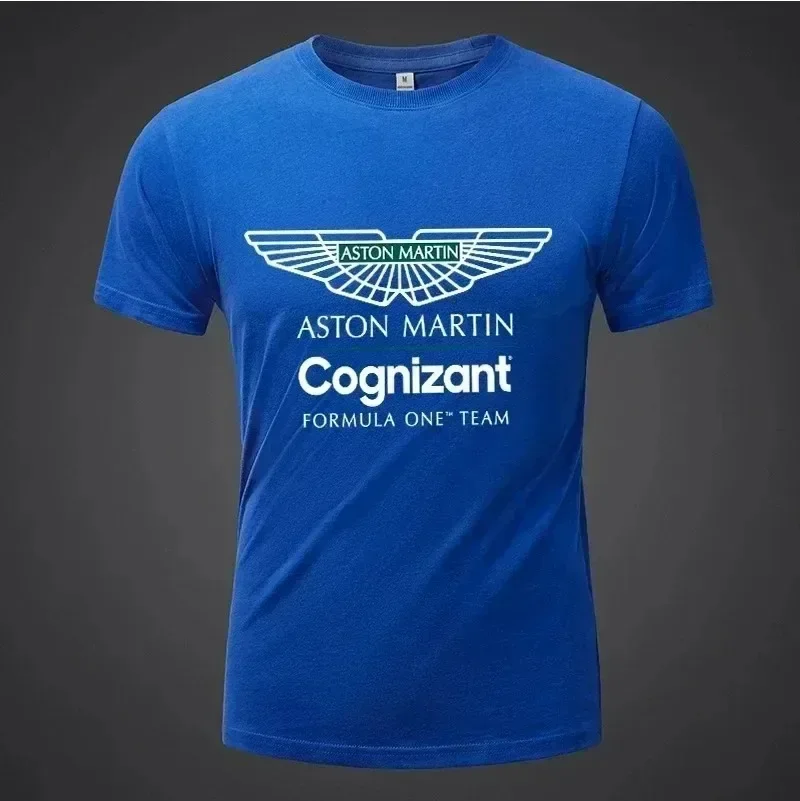 ASTON MARTIN Cognizant T Shirt Cotton Short Sleeve Letter Print T Shirt Man Women  Parenting Cloth Summer Basic Top