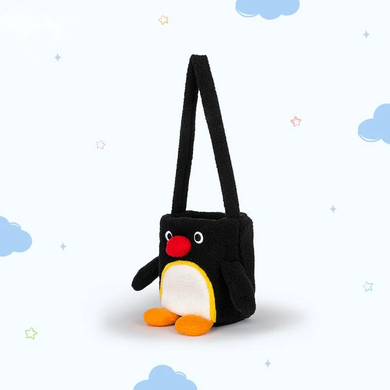 Pingu плюшевый рюкзак с мультяшными милыми животными плюшевые игрушки мягкие набивные животные сумка через плечо для детей девочек Подарки на день рождения