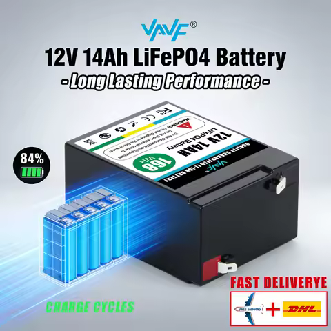 12V🏹14Ah LiFePO4 Battery with BMS 2000+Cycles,for Solar Energy Storage💽RV Travel,Boats,Off-Road Adventures &amp; Off-Grid Homes