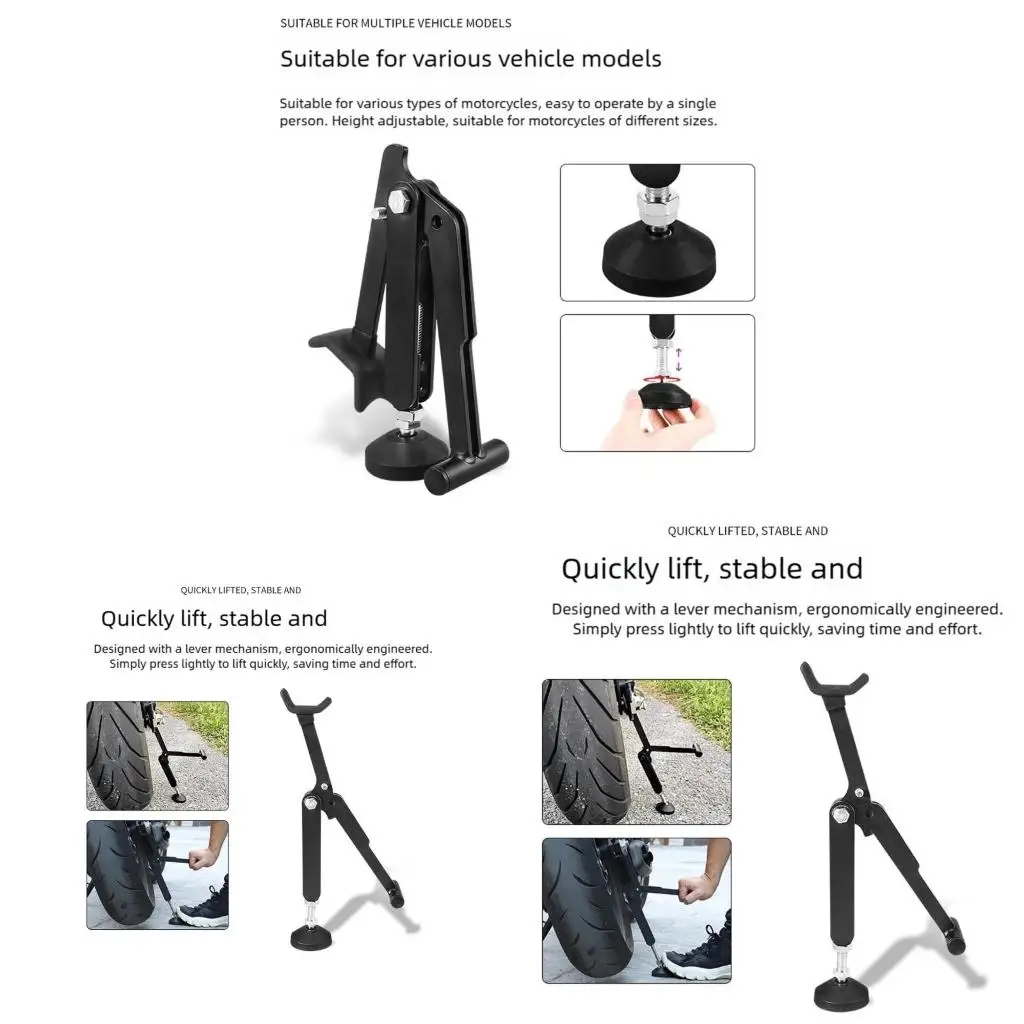 

Universal Rear Wheel Lift Support For Motorcycles Weatherproof Metal Build