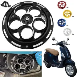 for vespa Sprint Primavera 150 2013-2021 Rotating Cooling Fan Cover Motorcycle CNC Aluminum Engine Radiator Cover