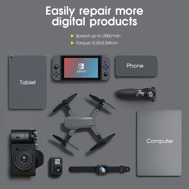 Imagem -04 - Xiaomi Precision Electric Screwdriver Grupo Torx Ranhurado Multifuncional Parafuso Driver Bit Mini Chave de Fenda Elétrica Ferramenta de Reparo