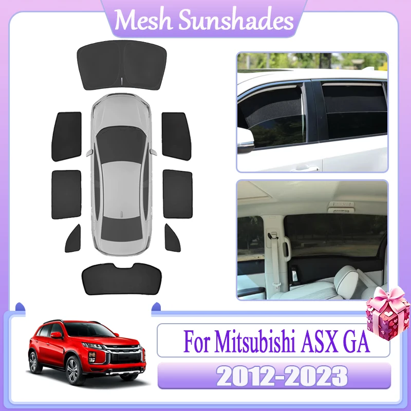 

Magnetic Sunshades For Mitsubishi ASX GA RVR Outlander Sport 2012-2023 Heat Insulation Window Visor Sun Shades Car Accessories