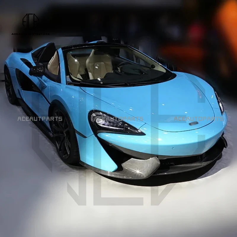 

Карбоновый передний спойлер в стиле OEM для McLaren 540C 570S, карбоновый передний спойлер для McLaren 540C 570GT, карбоновый передний спойлер-«человечий глаз»