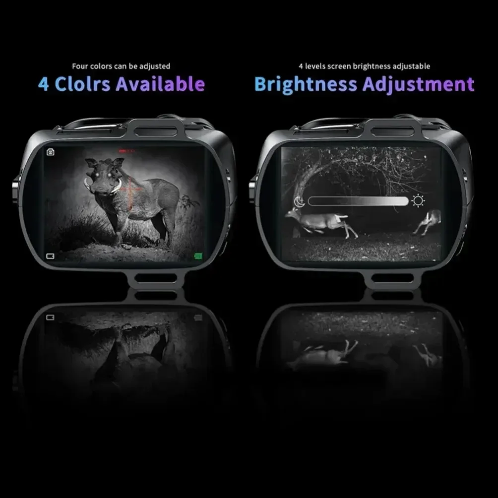 

Монокулярный инфракрасный прицел ночного видения HuntWifi для охоты на открытом воздухе, устройство телескопа с цифровым зумом 850 нм 940 нм