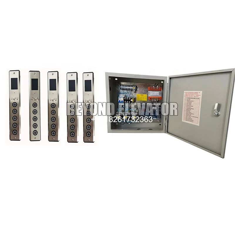 

Dumbwaiter Elevator Controller System Full Kit 5 Floors with Call Panel and Connection Wire Limit Switch Cargo Elevator Control