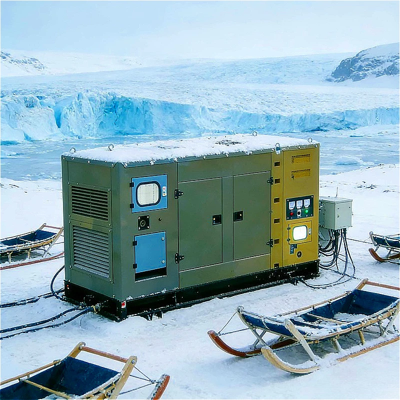 

Portable Silent Generator Set China Factory Emergency Power Supply 70kw Stable for Arctic Desert Mining Customized High Quality