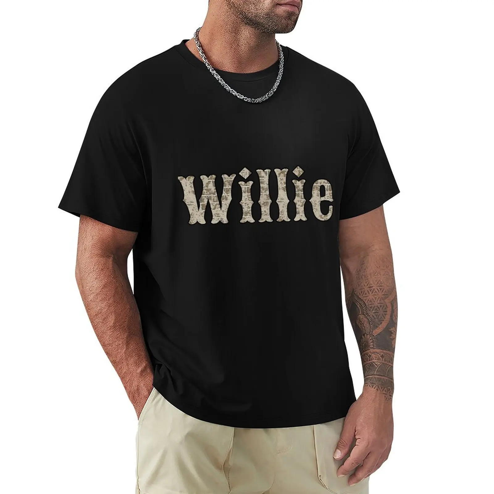 

Willie T-Shirt luxury t-shirt plus sizes heavy weight t shirts for men