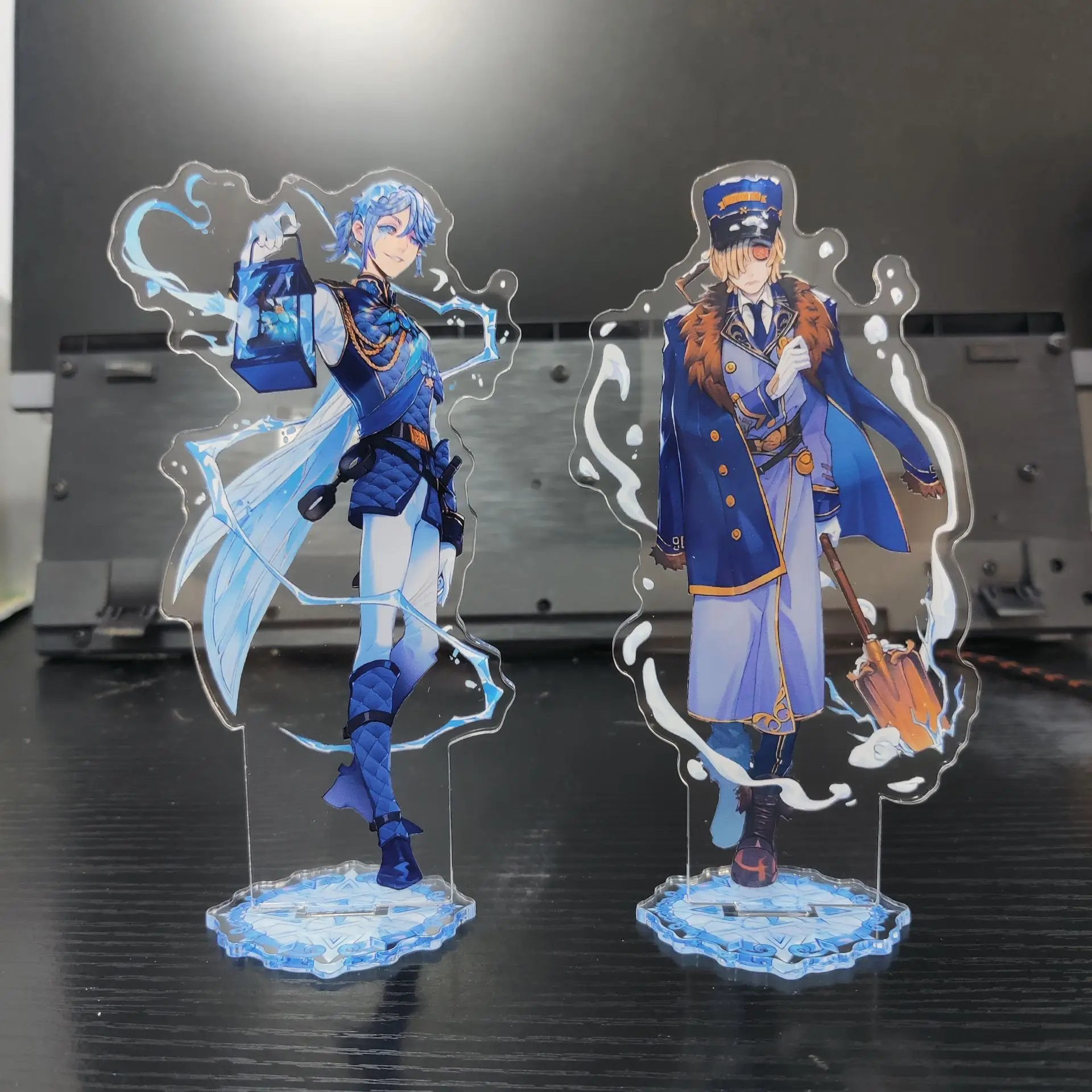 

Anime Identity Ⅴ Figures Andrew Kreiss Luca Balsa Acrylic Stands Alva Lorenz Desk Decor Model Birthday Fans Gift Collection