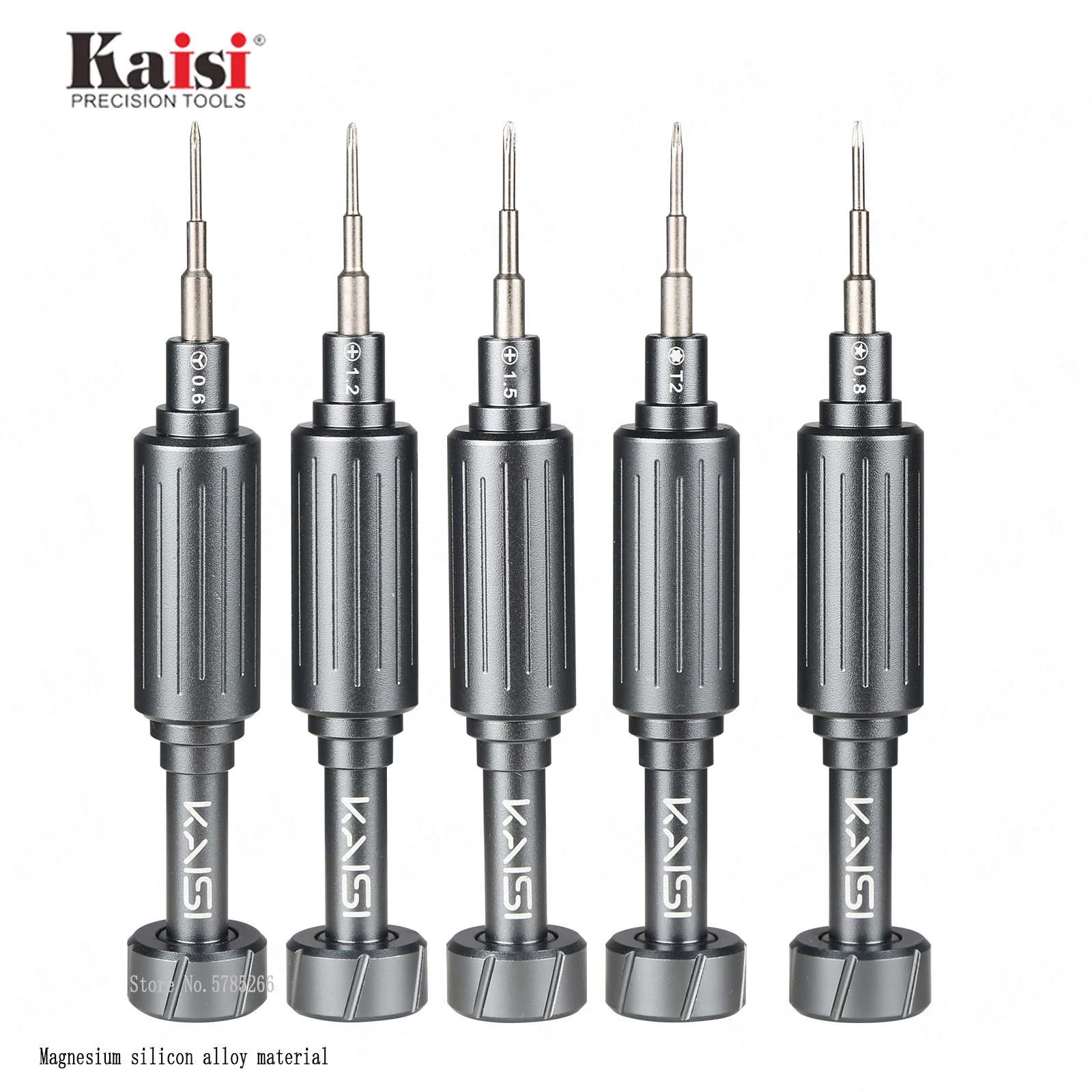 5 szt. Precyzyjnych Śrubokrętów P2 0.8 Pentalobe Y 0.6 Tri Wing T1 T2 Torx 1.5 Phillips do Naprawy iPhone Huawei Oneplus VIVO — zdjęcie 4